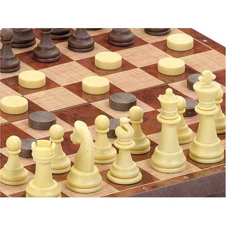 Jogo de Xadrez e Damas Magnético Médio - Image 2