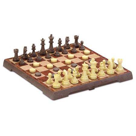 Jogo de Xadrez e Damas Magnético Médio - Image 3