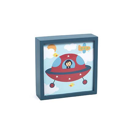 **Quadro Luz Noturna Mágica Espaço