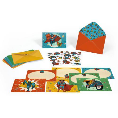 Kit 8 Convites de Aniversário - Super Heróis - Image 3