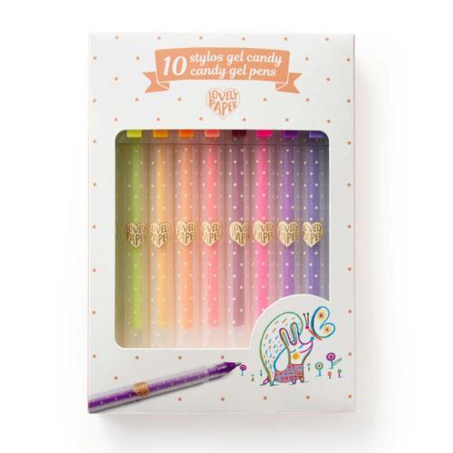 10 Canetas de Gel Candy
