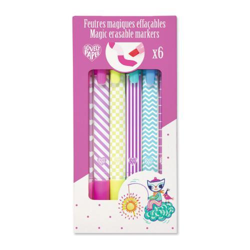 Conjunto 6 Marcadores Mágicos