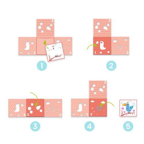 3 Stencils, 1 Imagem - Para Colorir - Image 5