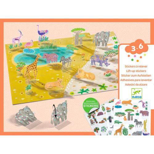 Autocolantes Lift-Up 3D - Animais - Image 2