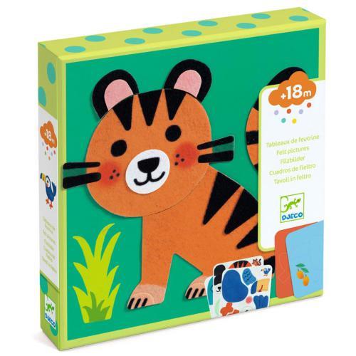 Quadro com Animais - Colagem com Feltro - Image 2