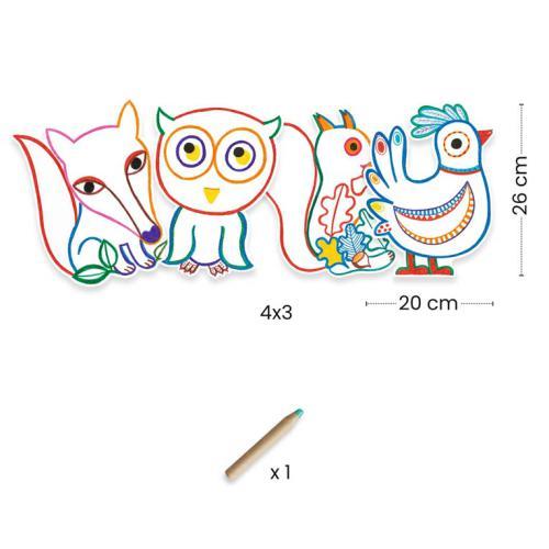 Animais da Floresta - Jogo de Colorir - Image 4