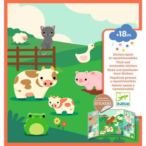 Animais da Quinta - Autocolantes Removíveis