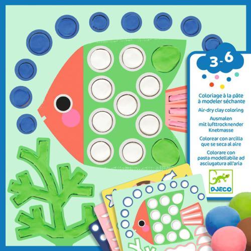 Fundo do Mar - Colorir com Argila