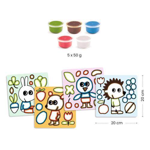 Animais do Jardim - Colorir com Argila - Image 4