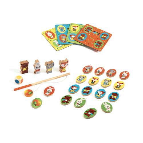 Ludo Wood - 4 Jogos - Pesca, Lotaria, Memória e Trilh - Image 2