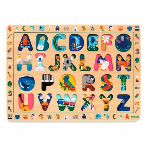 Puzzle ABC Internacional (Francês, Inglês e Espanhol)