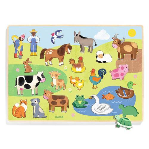 Puzzlo Campo - Puzzle Animais da Quinta