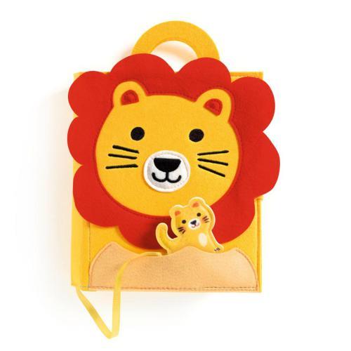 SoftiBook Lion - Livro de Feltro com Atividade