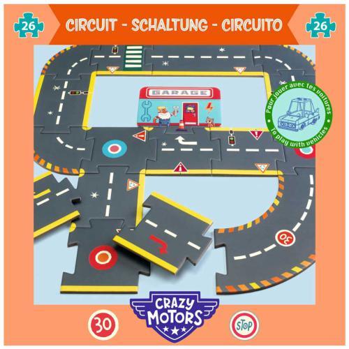 City circuit- giant puzzle - 26 pcs - Image 2