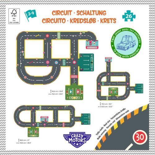 City circuit- giant puzzle - 26 pcs - Image 3