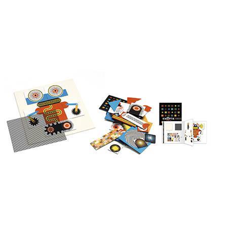 Kinoptik Robots - Jogo de Ilusão de Óptica 60 Peças
