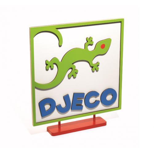 Logo Djeco em Madeira Grande