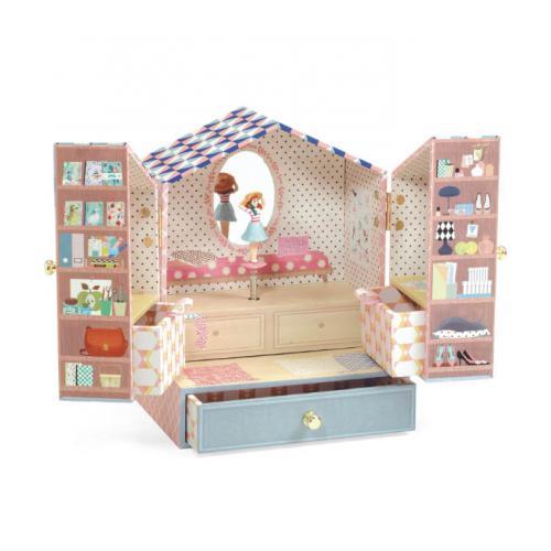 Tinou Shop - Caixa de Jóias Musical Formato Casa