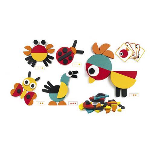 Ze Geoanimo - Reproduz Animais c/ Peças de Madeira