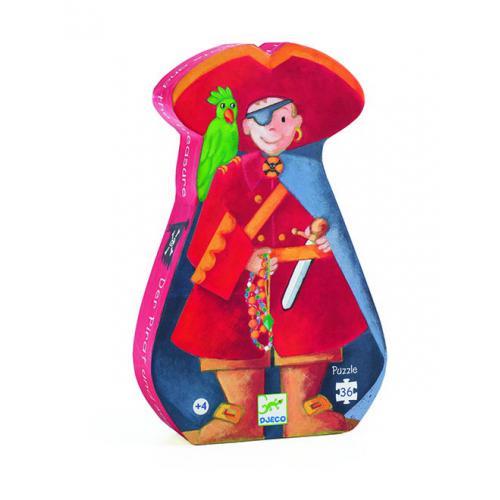 O Pirata e o seu Tesouro - Puzzle Silhueta 36 Peças