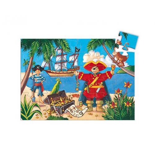O Pirata e o seu Tesouro - Puzzle Silhueta 36 Peças - Image 2