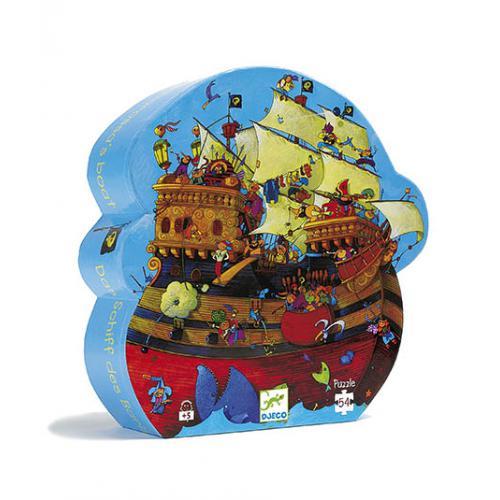 O Barco do Barbarossa - Puzzle Silhueta 54 Peças