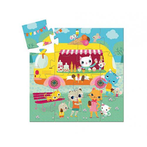 Carrinha dos Gelados - Puzzle Silhueta 16 Peças - Image 2