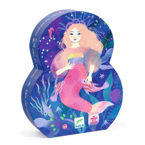 Ella, a Sereia - Puzzle Silhueta 36 Peças