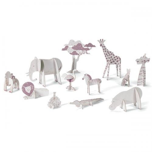 A Savana - Constrói Animais de Cartão - Image 3