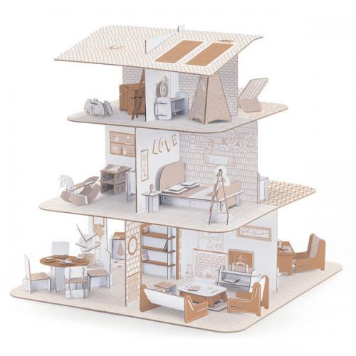 Casa de Boneca de Cartão