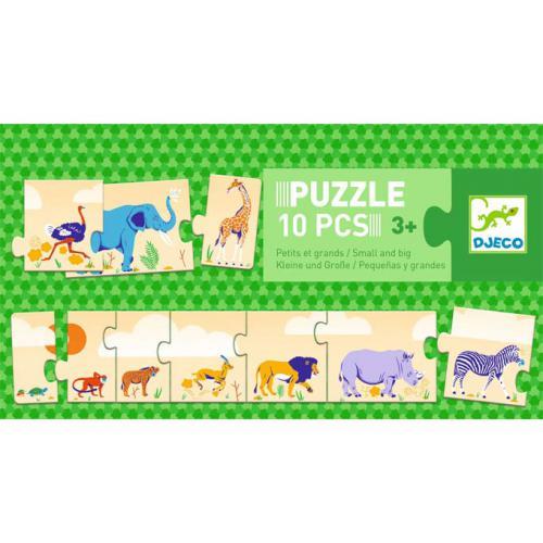 Puzzle - Animais Pequenos e Grandes