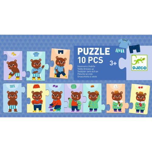 Puzzle - O Ursinho Veste-se