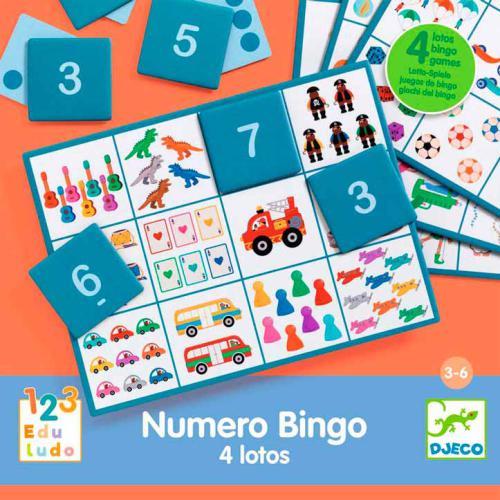 Numero Bingo - 4 Jogos de Loto