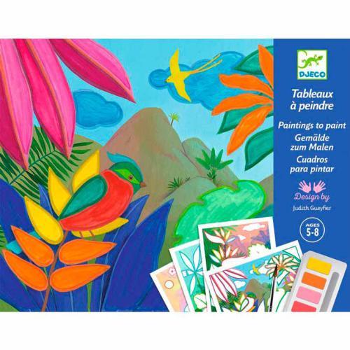 Pássaros - Imagens para Colorir c/ Tintas