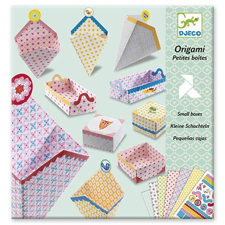Constrói Pequenas Caixas - Origami c/ Autocolantes