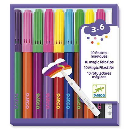10 Canetas de Feltro Mágicas