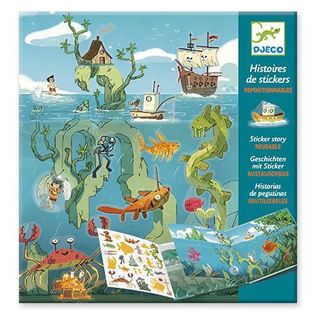 Aventuras no Mar - Cria Histórias com 50 Autocolantes