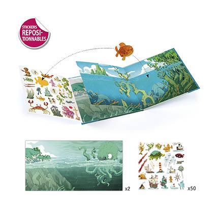 Aventuras no Mar - Cria Histórias com 50 Autocolantes - Image 2