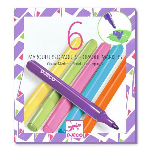 6 Marcadores Opacos - 80s