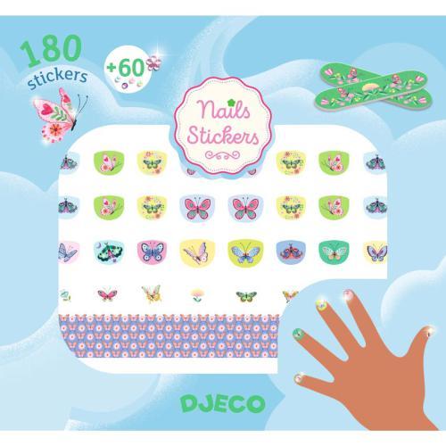 180 Autocolantes para Unhas - Borboletas - Image 2
