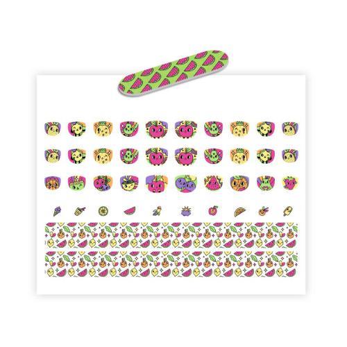 120 Autocolantes para Unhas Neon - Frutas - Image 2