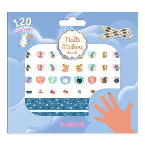 120 Autocolantes para Unhas - Animais