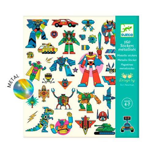 Robots - 160 Autocolantes