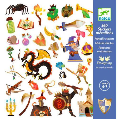Fantasia Medieval - 160 Autocolantes - Image 2