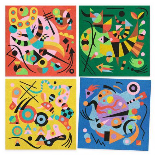 Abstrato - Atividade c/ Areias Coloridas - Image 7