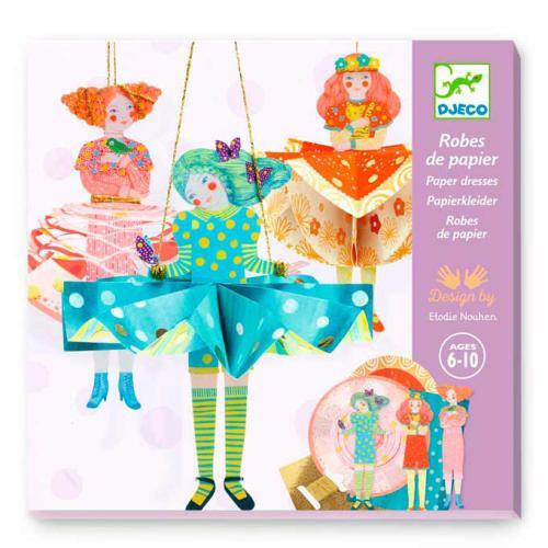 Vestidos de Papel - Atividade de Dobragem de Papel