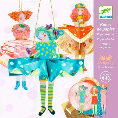Vestidos de Papel - Atividade de Dobragem de Papel - Image 2