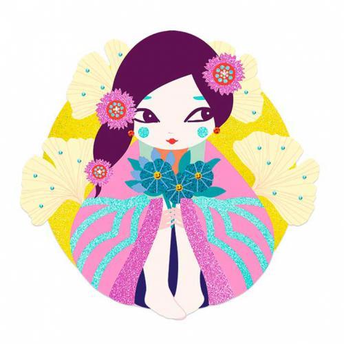 Onnanoko - Atividade de Decorar c/ Glitter - Image 4