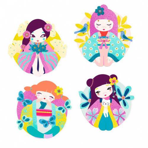 Onnanoko - Atividade de Decorar c/ Glitter - Image 5
