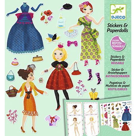Veste as Bonecas Moda - Autocolantes Reposicionáveis - Image 2